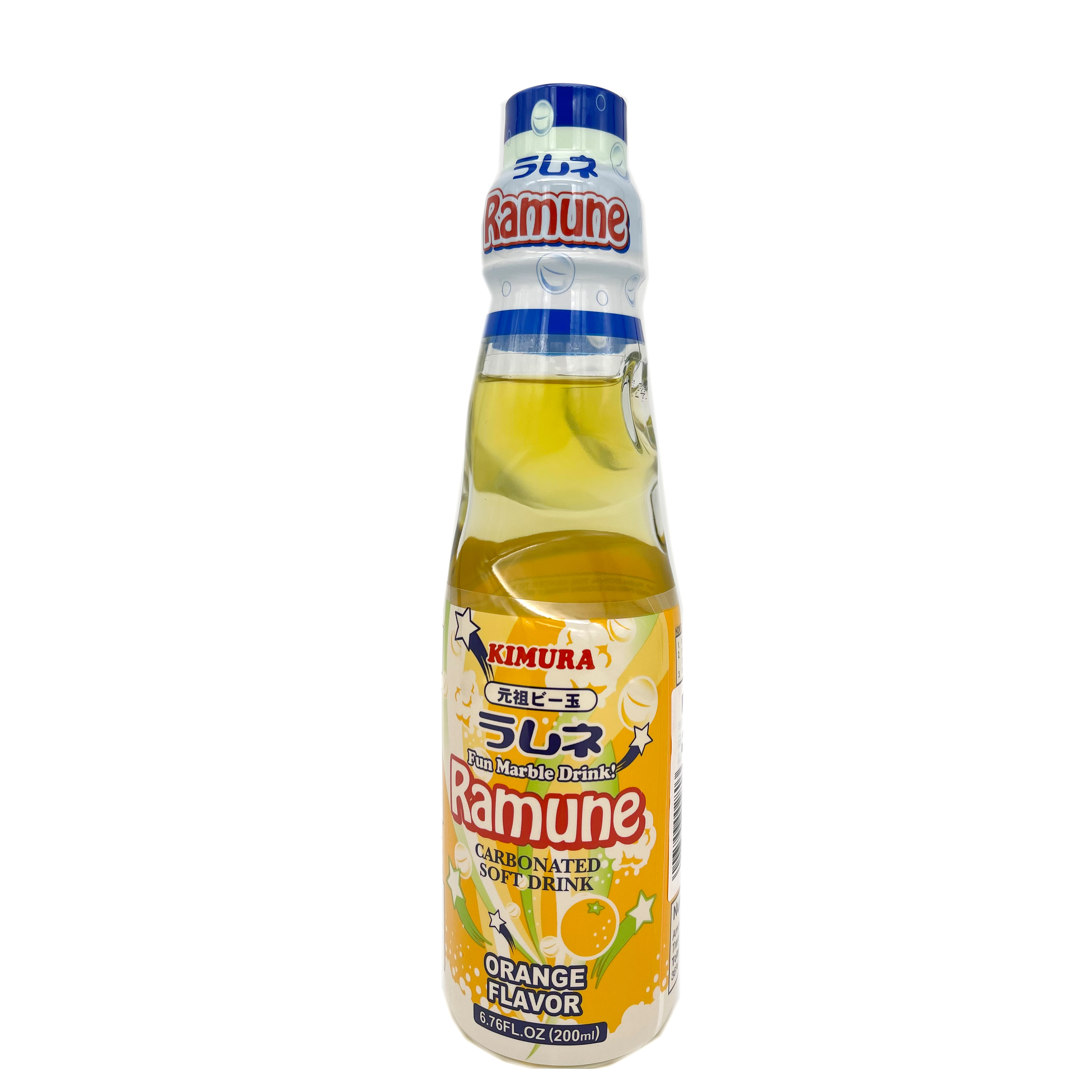 RAMUNE Kimura Japanische Limonade mit Orange Geschmack 200ml